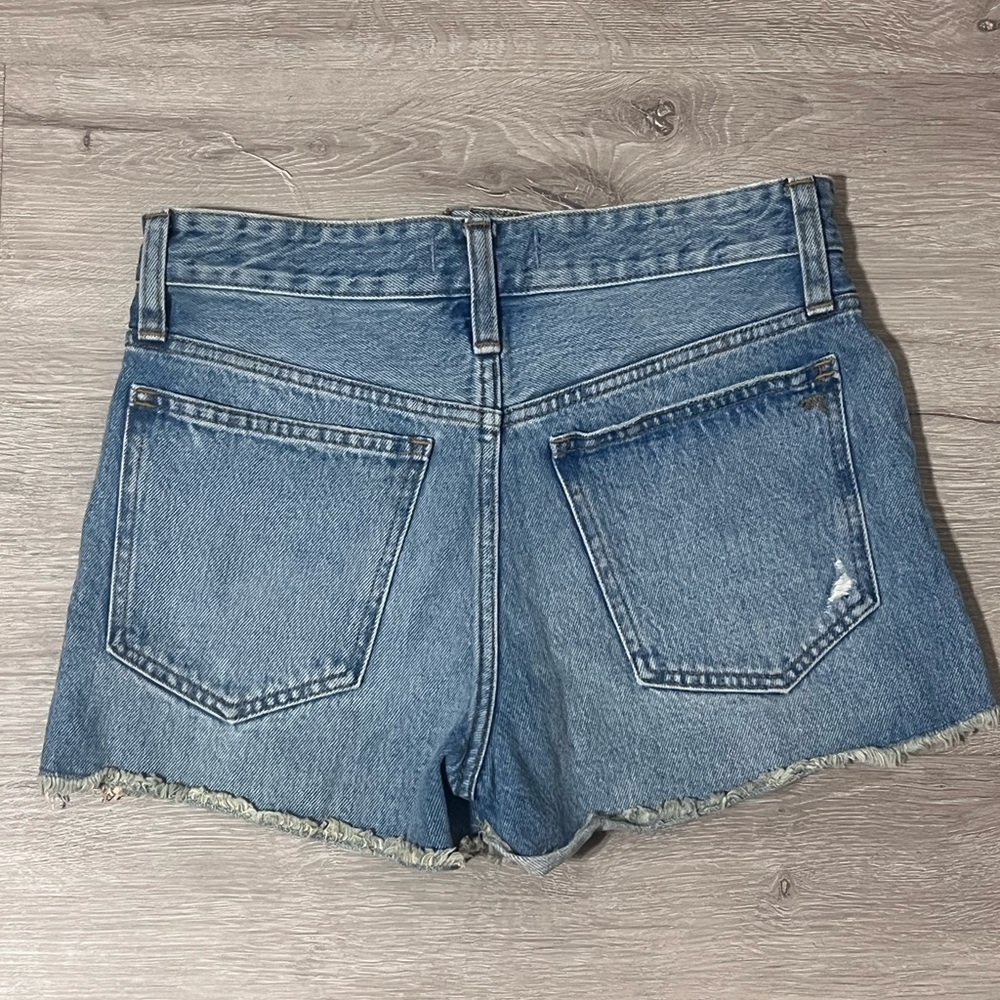 🦋 Madewell Distressed Denim Shorts - Vintage Vibes | Size 23 - Picture 6 of 11